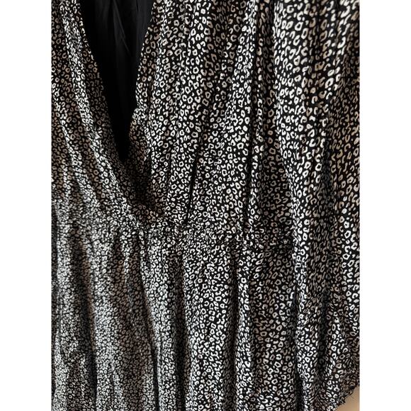MAEVE BY ANTHROPOLOGIE Carolyn Faux Wrap Dress Cheetah Print Sz 3X $148 MSRP EUC - Picture 7 of 8